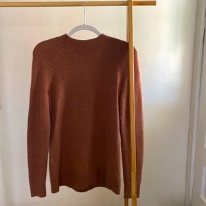 LOFT Mock Neck Wool Sweater.